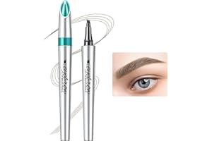 BASTOUR Tattoo Augenbrauenstift Wasserfest, 3d Augenbrauenstift, Augenbrauenstift Wasserfest, Professioneller Make-up Augenbrauenstift, Eyebrow Pencil, Microblading Augenbrauenstift, Dunkelbraun