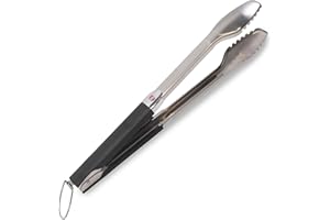 Grillstream Barbecue Tongs, Heat-Resistant Utensil with Comfortable Easy-Grip Handle, Stainless Steel