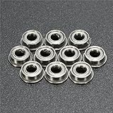 10 rodamientos de bola de doble blindaje MF63ZZZ de 3 x 6 x 2,5 mm.
