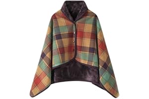 WINKEEY Manta con Capucha de Invierno Frazada Forro Polar, Suave, cálida, Sudadera con Capucha acogedora Manta térmica