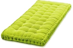 JORTUIO Cojin para Banco Exterior Interior 120x40/120x50/120x60/100x50, 100x40, Cojines para Banco Jardin, Cojines para Bancos para Terraza Balcón Palet Comedor Columpios(Color6,120x40cm/48x16in)