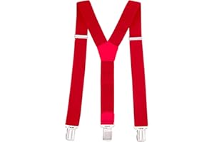 Glamexx24 Hosenträger für Herren Damen: Breit 4cm, Einstellbar und Elastisch Arbeitshose Hosenträger, Starken Metall Clip, Einheitsgröße für Männer und Frauen