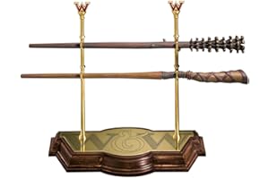 The Noble Collection Harry Potter Weasley Zauberstab-Kollektion mit Präsentationsständer, 43 cm, Kunstharz, Fred & George Weasley Zauberstäbe, offiziell lizenziertes Filmset, Filmrequisiten, Geschenke
