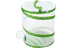CSAFYRT Butterfly Cage, Ultra Fine Mesh Enclosure Pop-Up Butterfly Habitat with Zipper, Insect Barrier Plant Tent for Vegetables, Fruits, Flowers & Seedling