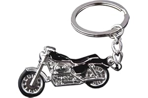 CUSTOMprivé Portachiavi moto custom tipo sportster XL accessorio portachiavi metallo motociclista biker, sacchetto regalo velluto