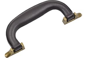 ChenXi Shop 1 Pieces PU Leather Handle for Guitar Musical Box Handbags Gift Boxes Wine Boxes Luggage Toolbox Trolley Instrument Case Brown Bronze