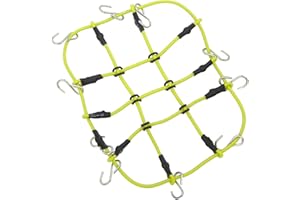 JAUARTA RC Gepäcknetz Simulation Dekoratives RC Crawler Auto Gepäcknetz für Traxxas TRX4M 1:18 RC Zubehör (Gelb)