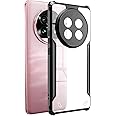 Zubitech Honor X9c 5G Clear Hard PC Back Cover Case with Shockproof Premium TPU Black Border 360 Degree Impact Resistant Camera lens Protection Transparent Cover For Honor X9c 5G