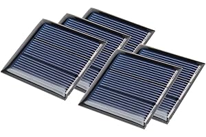 UNKNOWN N/A 5Pcs 1.5V 150mA Poly Mini Module de Panneau de cellules solaires DIY pour Light Toys Charger 45mm x 45mm