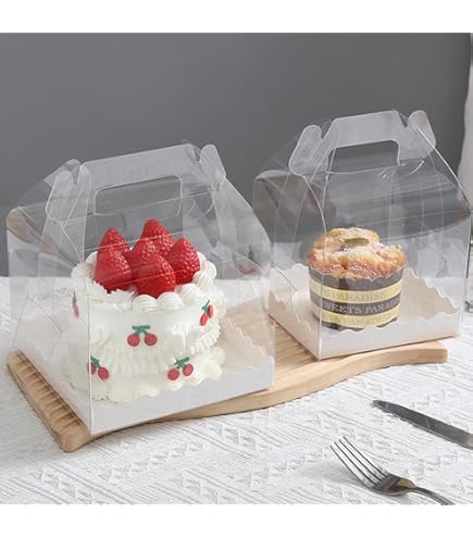 Transparante Taartdoos met Handvatten | 30x11x11 cm Transparante Taartdoos met Handvatten | 30x11x11 cm