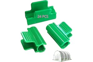 HH-LIFE 24 Pezzi Clips Per Serre Ø16~17mm(0.63~0.67 inch) Clips Fissaggio Per Teli Protezione