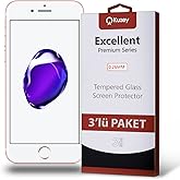 KZY İLETİŞİM Apple iPhone SE 2020 ile uyumlu Temperli Ekran Koruyucu Kırılmaz Cam Ekonomik 3'l&uuml; Paket