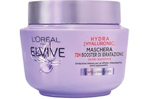 L'OREAL PARIS L'Oréal Paris Elvive Maschera Hydra Hyaluronic, 72H Idratazione Profonda, con Acido Ialuronico, 300 ml