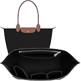OAikor Longchamp &Ccedil;anta D&uuml;zenleyici Ekleme Le Pliage B&uuml;y&uuml;k Bez &Ccedil;antalarla Uyumlu, Ke&ccedil;e Fermuarlı &Ccedil;anta D&uuml;zenleyici Ekleme, Bar
