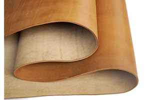 QMYBROW Cuero cuadrado de cuero marrón bourbon pesado de 3,6 mm a 4,0 mm (9-10 onzas) de grosor de piel de vaca de grano completo para manualidades, manualidades, taller, manualidades (marrón bourbon-15,2 x