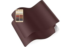 YAFLC Selbstklebende Lederflicken, 2pcs 28x21cm Leder Reparatur Patch Set Kunstleder Selbstklebend für Couch, Sofa, Autositze Zubehör, Jacken, Handtaschen Dunkelbraun