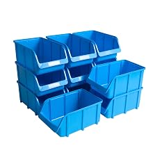 Set 26 Tiroirs De Rangement Empilables Hünersdorff Taille 3 - Bleu - Organisation Outils Et Quincaillerie