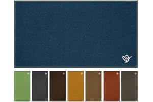 OLIVO TAPPETI OLIVO.shop | SMART Tappeto cucina antiscivolo, tappeto cucina lavabile, tappeto cucina moderno multiuso, passatoia corridoio antiscivolo, passatoia vari colori e misure (40x60 cm, BLU OCEANO)