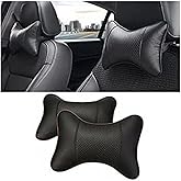 Car Neck Pillow, Car Headrest, Orthopedic Neck Pillow, Car Headrest, Auto Neck Pillow, Black, 2 Pieces