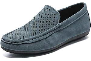 ACOSYSCH Mocassins Homme Daim Penny Loafers Homme Loafers Homme Élégant Confortable Lip on Penny Loafers EU39-EU44