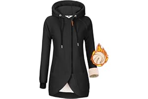 Lonya Damska bluza z kapturem, z zamkiem błyskawicznym, kurtka polarowa, z zamkiem błyskawicznym, kurtka przejściowa, płaszcz casualowy