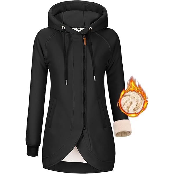 Sweatjacke Sweatshirt Jacke Amazon Hot Pockets Teddy Fleece Hooded