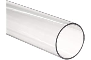 A AKCES Tube en polycarbonate transparent de diamètre extérieur 10-200mm paroi 1,5-5mm, OD: 160mm ID: 154mm Wall: 3mm; longueur 1 mètre