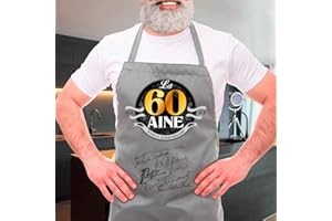 STC - Grembiule da uomo con scritta "Dedicace" 60 aine