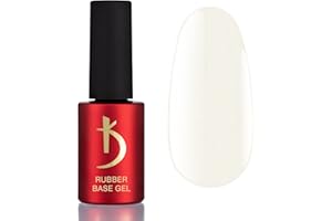 K Professional Rubber Base Gel - Base Coat Milky Opal Shimmer - UV Nagellack - Unterlack - Gel Nägel - Milchig Glänzend Nagellack - UV LED