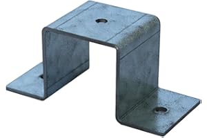 LNEE Abrazadera cuadrada, abrazadera cuadrada, abrazadera de barra, cuadrado 70 mm x 70 mm