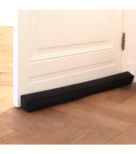 Magnetische Tochtstopper Voor Deuren Van 140 cm - Grijze Deurafdichting, Vierkante Bescherming Tegen Tocht en Lawaai - Verschillende Maten en Kleuren