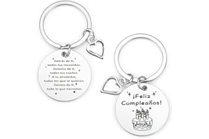 TWIDELS Llavero Inspirador Regalo Motivaciòn Regalo Mujer Hombre Llavero Mujer Hombre Regalo Inspirador Familiar Regalo Cumpleaños Mujer Hombre Regalo Originales para Mujer Hombre Llavero Recordatorio