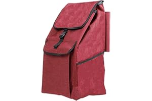 Milageto Borsa di ricambio per carrello della spesa Borsa per carrello della spesa Borsa per carrello addensata pieghevole di grande capacità resistente, C