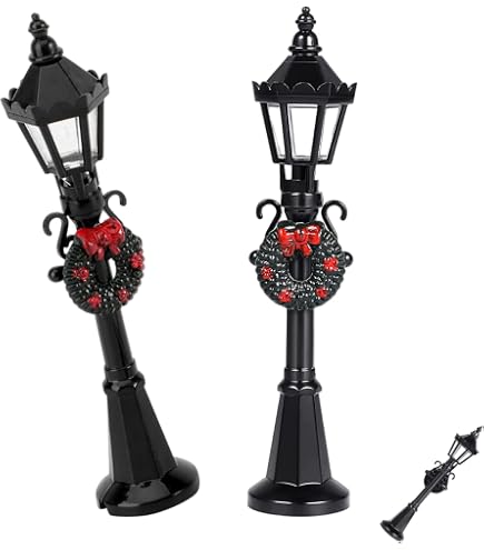 Lampadaires Miniatures Pour Train électrique - Lot De 5 - Échelles 1:75, 1:100, 1:150 - LED Blanche Chaude - Décoration Jardin Miniature