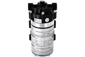 BELLEROFONTE Aquatec CDP 5900 pompa membranowa do odwróconej osmozy i przyłącza wody z gwintem 3/8 cala