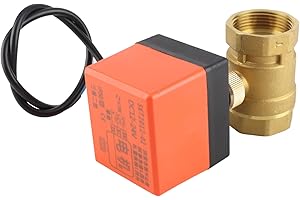 ACOGEDOR Valvola a sfera motorizzata, DN32 G1-1/4inch DC 12V 2 vie 3 fili Valvola a sfera motorizzata motorizzata Valvola elettrica DN32 G1-1/4 "Valvola a sfera 1.6MPa Valvola a sfera motorizzata 2~95 ℃