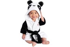 CuteOn Bébé Peignoir - Unisexe Bébé Des gamins Dessin animé Animal Flanelle Encapuchonné Peignoir de bain Pyjamas Vêtements de nuit