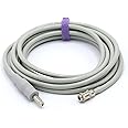 8.2FT NIBP Adapter Hose Compatible with PH Mindray Edan Biolight, Blood Pressure Tube with BP15 BP16 Connectors for BP Monitor and Cuff