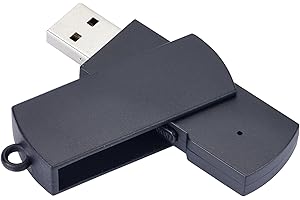 XIEANDKONG 64GB Grabadora de Voz Digital USB, Grabadora Portátil Grabador de Audio por Voz con Batería Recargable para Reuniones, Entrevistas, Conferencias.