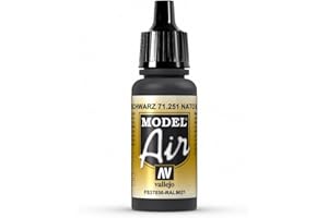 Vallejo Model Air Flacon de peinture acrylique 17 ml Nato Black