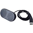 USHONK Usb Mini Speaker Computer Speaker Powered Stereo Multimedia Speaker for Notebook Laptop Pc(Black)