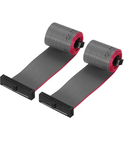 16-poliges IDC Flachbandkabel, 1,27 Mm Raster, 3 M Länge – Für 2,54 Mm Stecker, Grau