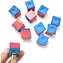 Lot De 12 Craies De Billard Bleues – Carbonate De Calcium – Haute Adhérence, Faible Résidu – Pour Pool, Snooker – Amateurs Et Pros