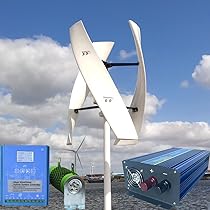 KX-ENERGIE Vertikale Windkraftanlage 600W - Magnetische Levitation Für 12V/24V/48V