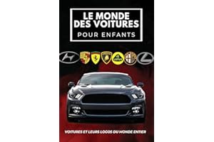Le Monde Des Voitures Pour Enfants: Livre coloré pour enfants, logos de marques automobiles avec de belles images de voitures du monde entier, apprentissage des marques automobiles de A à Z.