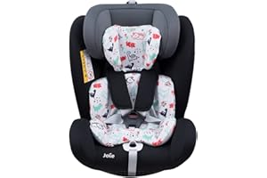 JYOKO Kids Housse pour réducteur de siège Auto bébé en Coton Compatible avec Joie Stages, Every Stages (Dino Party)