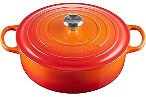 Le Creuset Tegame risotto Evolution in ghisa vetrificata, diameter 30 cm, Arancio, 21179300902430