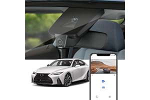 Fitcamx Dashcam Voiture Convient pour Lexus is 2017 2018 2019 2020 2021 2022 2023 IS300 IS350 IS200t F Sport, OEM Dashcam 4K 2160P UHD Video WiFi, G-Senseur, Enregistrement en Boucle, WDR,Carte 64 Go