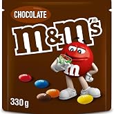 M&amp;M's Chocolate Balls with Coloured Milk Snack Format Bag 330 g | Classic crispy milk chocolate candies -- perfect family for