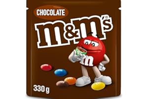 M&M's Choco Snack en Bolitas de Colores de Chocolate con Leche, Ideal como Regalo (330g)